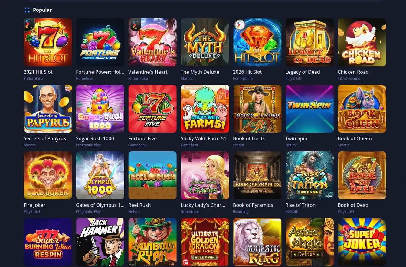 Winspirit Casino Live-Spiele